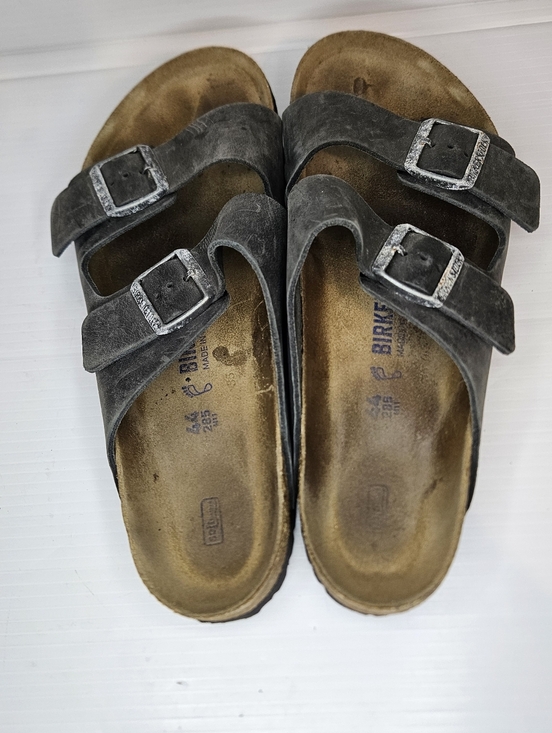 Birkenstock Arizona Men’s Sandals – Soft Footbed, Midnight Blue , Size  44/11US main image 6